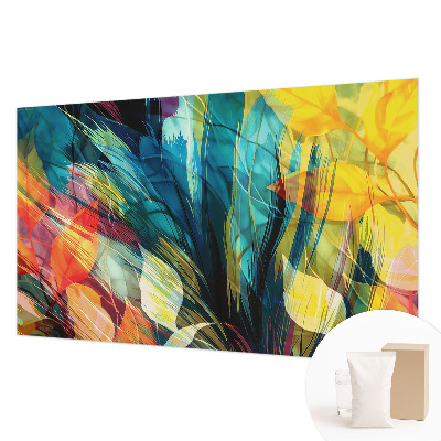 Fototapeta fizelinowa do sypialni Abstrakcyjne liście