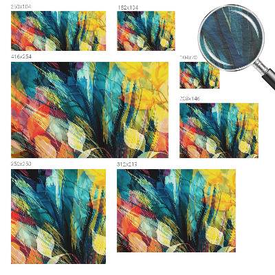 Fototapeta fizelinowa do sypialni Abstrakcyjne liście