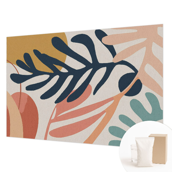 Fototapeta fizelinowa z nadrukiem Liściaste wzory