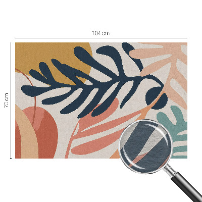 Fototapeta fizelinowa z nadrukiem Liściaste wzory