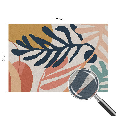 Fototapeta fizelinowa z nadrukiem Liściaste wzory