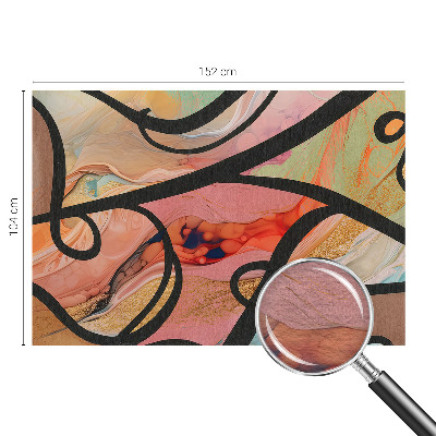 Nowoczesna fototapeta do salonu Kolorowy ruch