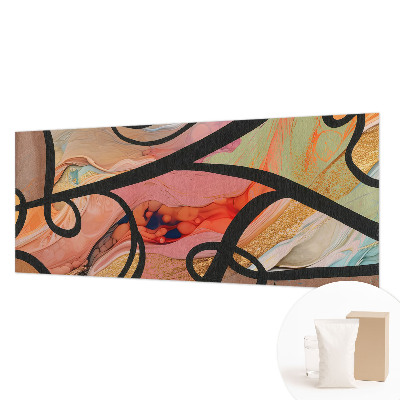 Nowoczesna fototapeta do salonu Kolorowy ruch