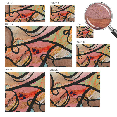 Nowoczesna fototapeta do salonu Kolorowy ruch