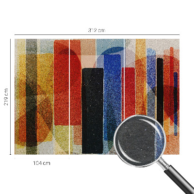 Dekoracyjna fototapeta na ścianę z geometrycznym wzorem