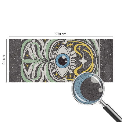 Tapeta fotograficzna fizelinowa z motywem symetrycznego oka