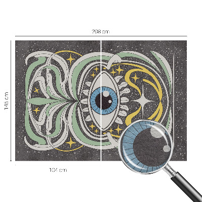 Tapeta fotograficzna fizelinowa Symetryczne oko