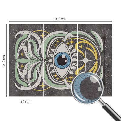Tapeta fotograficzna fizelinowa Symetryczne oko