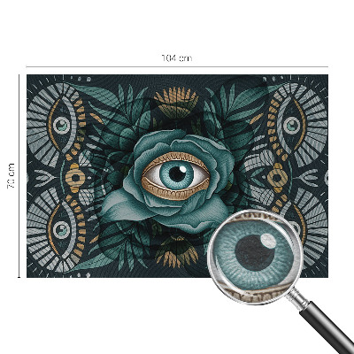 Nowoczesna fototapeta do salonu Kwiatowe oko