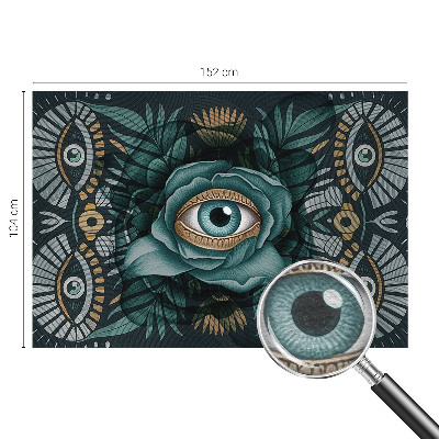 Nowoczesna fototapeta do salonu Kwiatowe oko