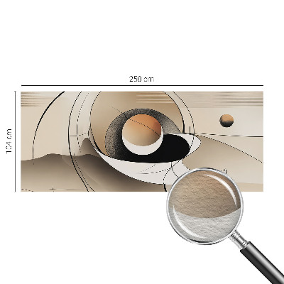 Tapeta fotograficzna z motywem harmonijnej abstrakcji