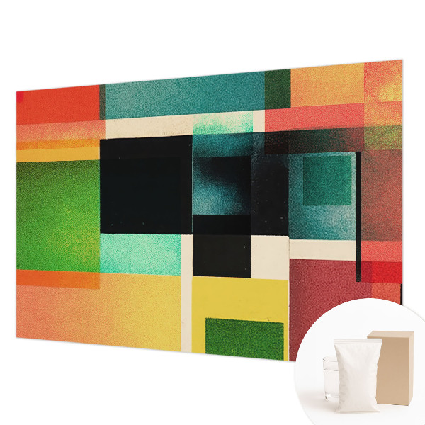 Fototapeta na ścianę z geometrycznym, abstrakcyjnym motywem