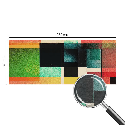 Fototapeta na ścianę z geometrycznym, abstrakcyjnym motywem