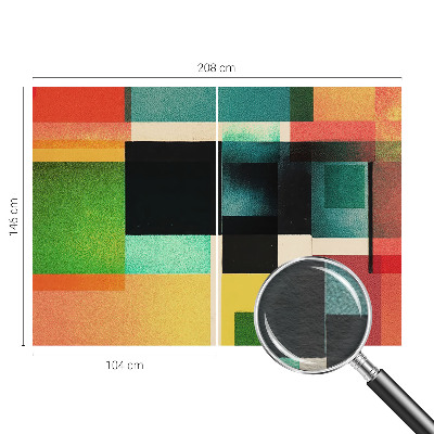 Fototapeta na ścianę z geometrycznym, abstrakcyjnym motywem