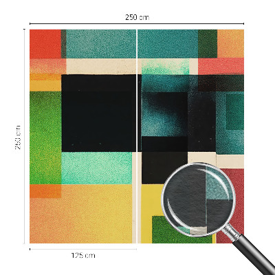 Fototapeta na ścianę z geometrycznym, abstrakcyjnym motywem