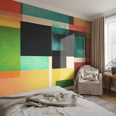 Fototapeta na ścianę z geometrycznym, abstrakcyjnym motywem