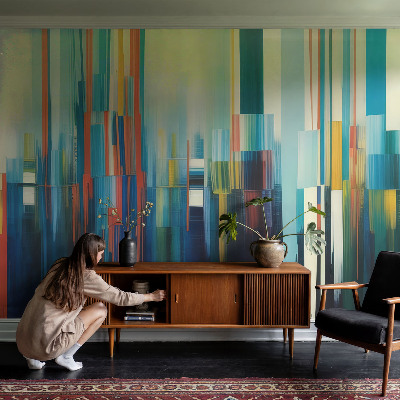 Fototapeta fizelinowa do sypialni Abstrakcyjne pasy