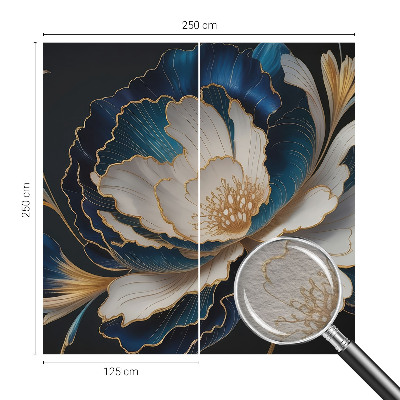 Nowoczesna fototapeta do salonu Kwiatowy wzór