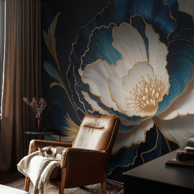 Nowoczesna fototapeta do salonu Kwiatowy wzór