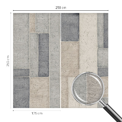 Fototapeta fizelinowa z nadrukiem z geometrycznym motywem mozaiki