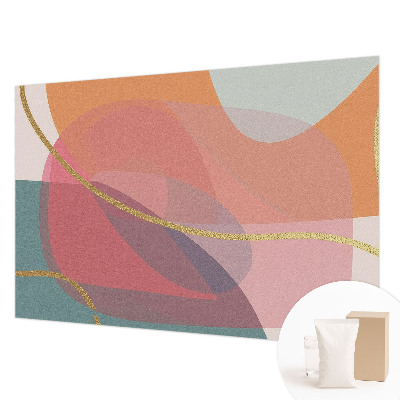 Fototapeta fizelinowa do sypialni Kolorowe kształty