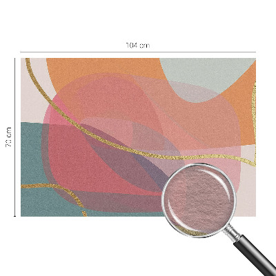 Fototapeta fizelinowa do sypialni Kolorowe kształty