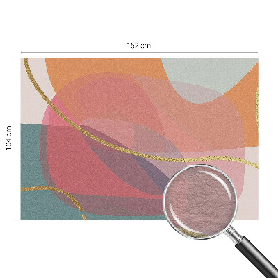 Fototapeta fizelinowa do sypialni Kolorowe kształty