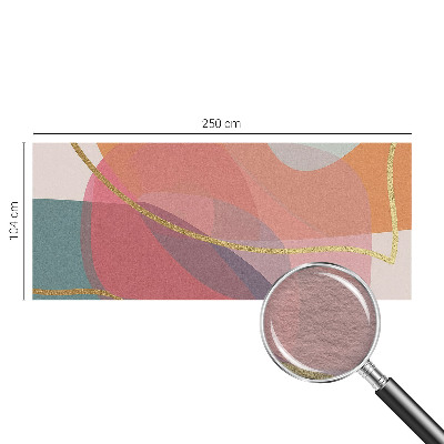 Fototapeta fizelinowa do sypialni Kolorowe kształty