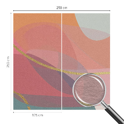Fototapeta fizelinowa do sypialni Kolorowe kształty