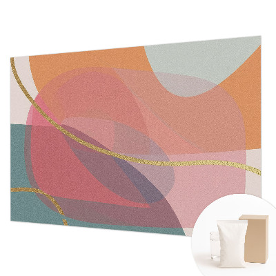 Fototapeta fizelinowa do sypialni Kolorowe kształty