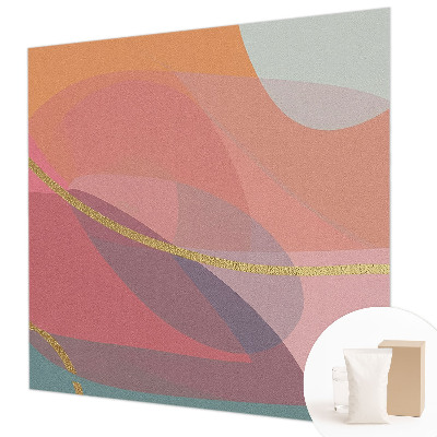 Fototapeta fizelinowa do sypialni Kolorowe kształty