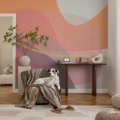 Fototapeta fizelinowa do sypialni Kolorowe kształty