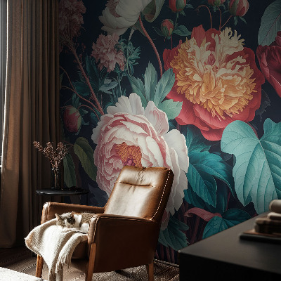 Tapeta fotograficzna Kolorowe kwiaty