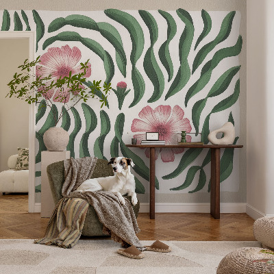 Fototapeta na ścianę Kwiaty liście