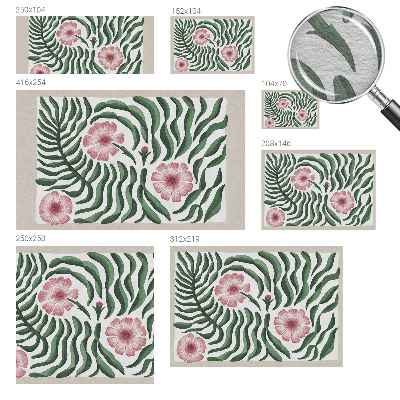 Fototapeta na ścianę Kwiaty liście