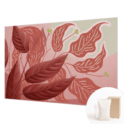 Tapeta fotograficzna fizelinowa Organiczne liście