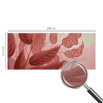 Tapeta fotograficzna fizelinowa Organiczne liście