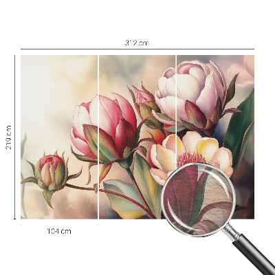 Dekoracyjna fototapeta na ścianę Bukiet kwiatów