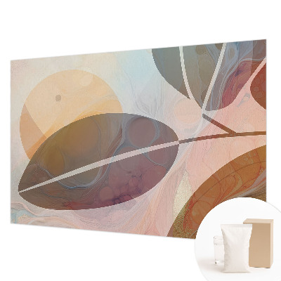 Fototapeta fizelinowa z nadrukiem Harmonijne liście