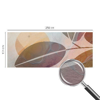 Fototapeta fizelinowa z nadrukiem Harmonijne liście