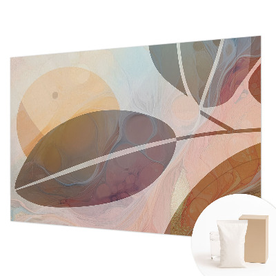 Fototapeta fizelinowa z nadrukiem Harmonijne liście