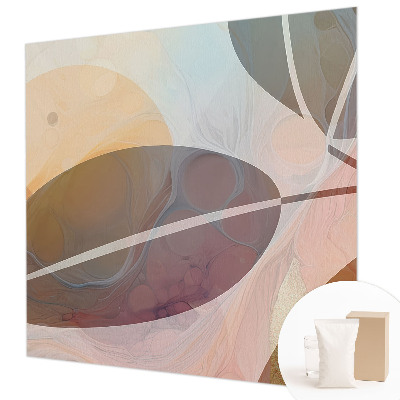 Fototapeta fizelinowa z nadrukiem Harmonijne liście