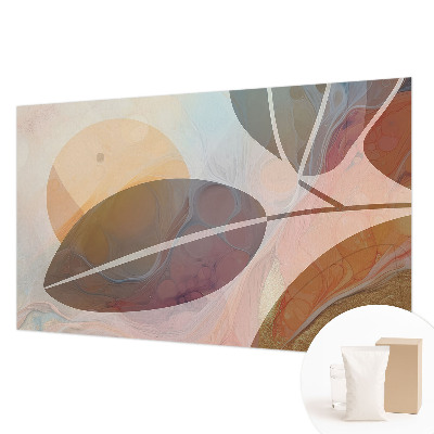 Fototapeta fizelinowa z nadrukiem Harmonijne liście