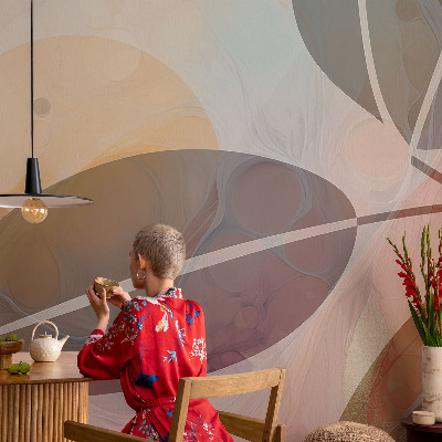 Fototapeta fizelinowa z nadrukiem Harmonijne liście