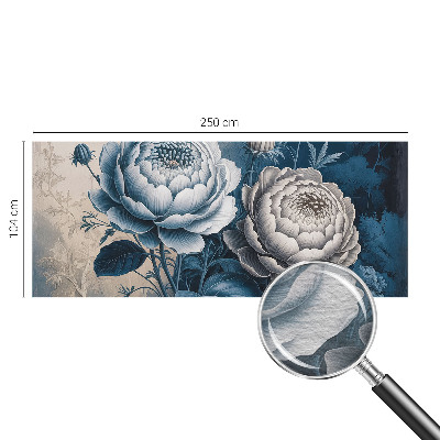 Tapeta fotograficzna z motywem romantycznych kwiatów