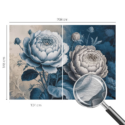 Tapeta fotograficzna Romantyczne kwiaty