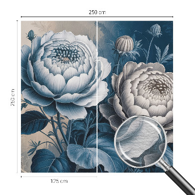 Tapeta fotograficzna Romantyczne kwiaty