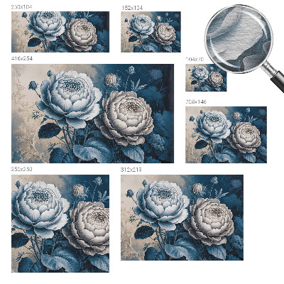 Tapeta fotograficzna Romantyczne kwiaty