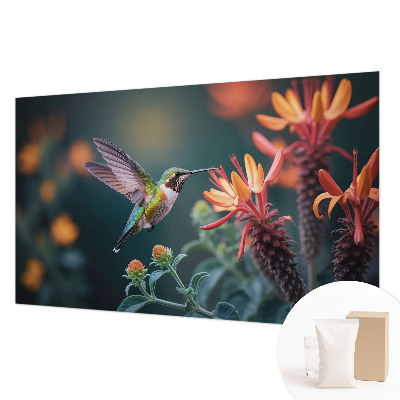 Fototapeta na ścianę Koliberek kwiaty