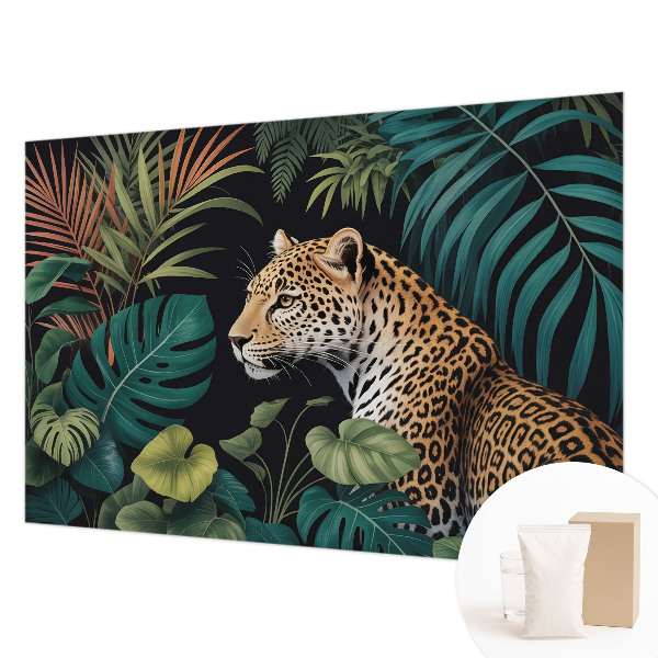 Tapeta fotograficzna fizelinowa Egzotyczny lampart